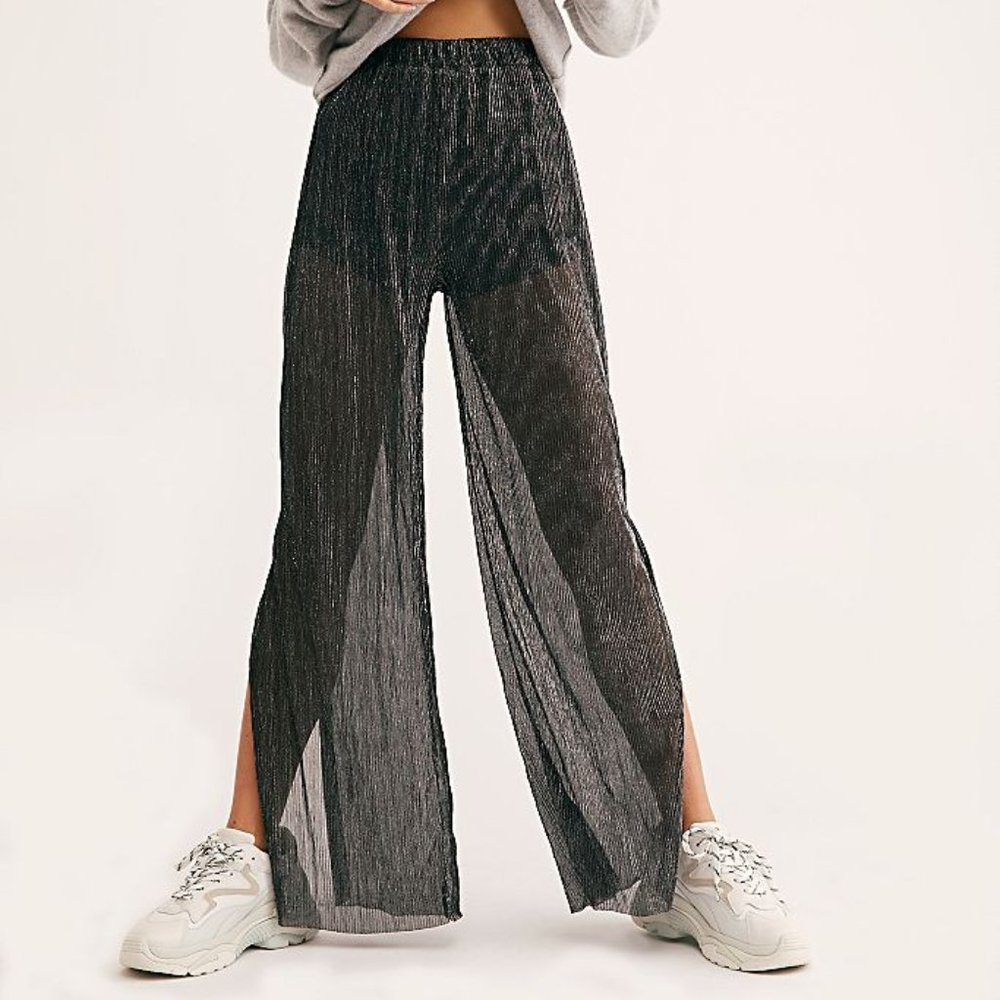 Free People Glisten Pleat Pants